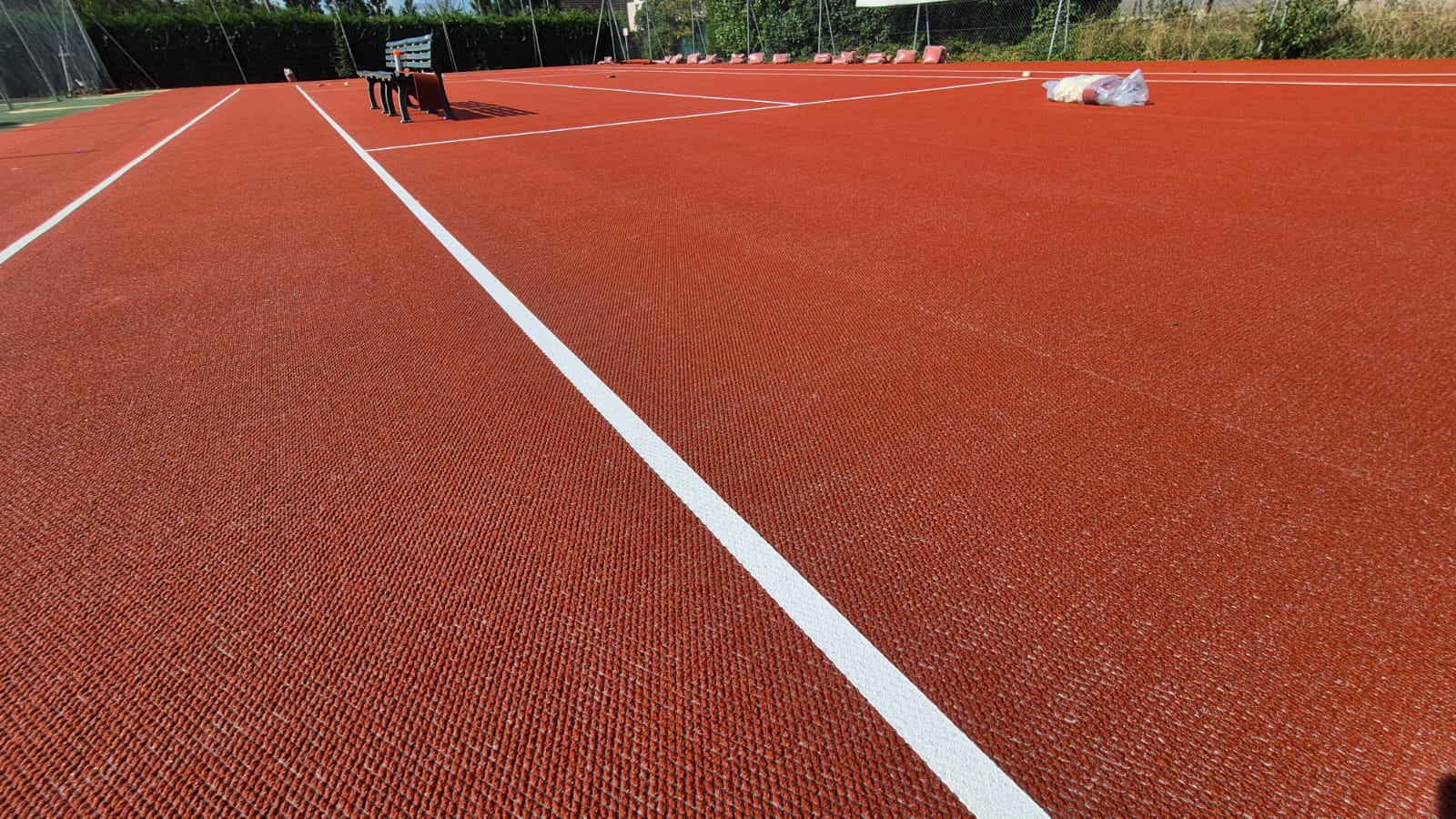 Rénovation des terrains de tennis